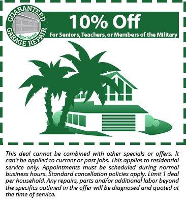 10% for seniors, members of the military, and teachers coupon.
