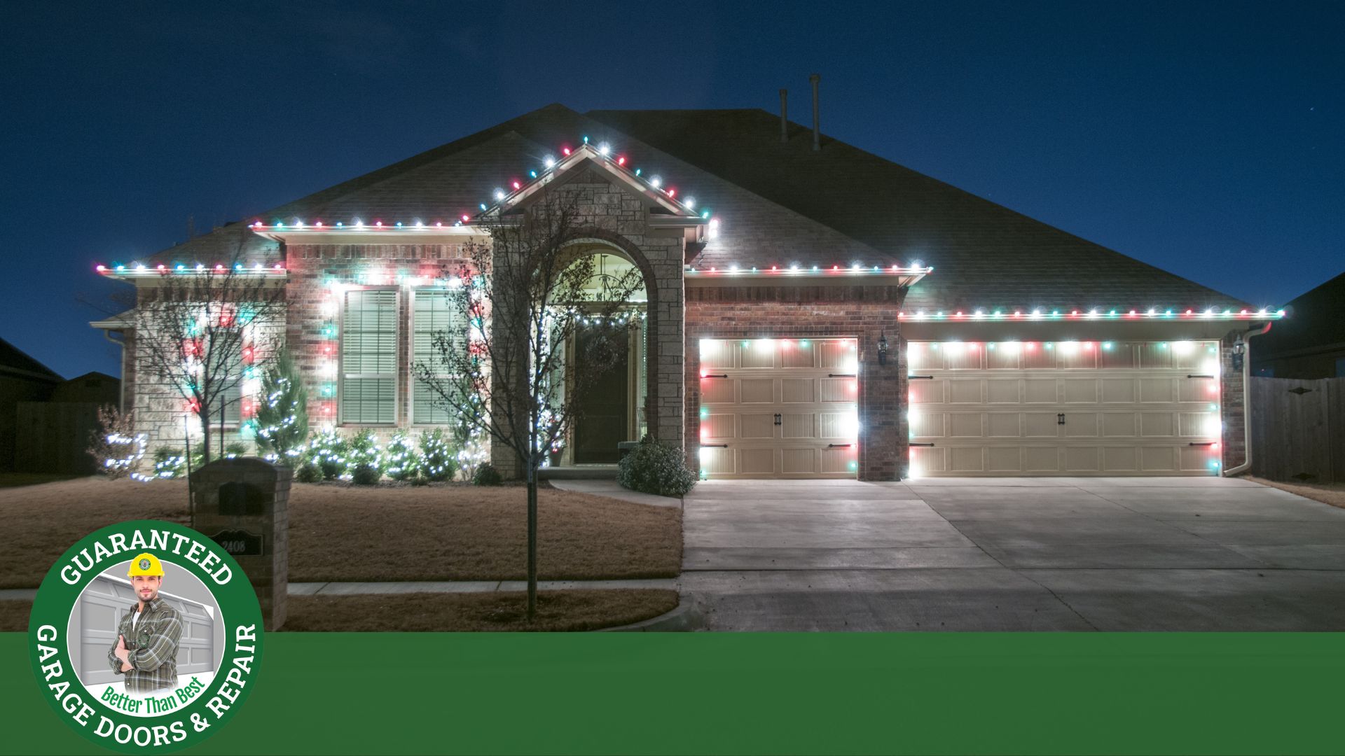 decorated house